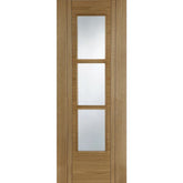Oak Capri 3 Light Glazed - Prefinished Internal Door Fire Door